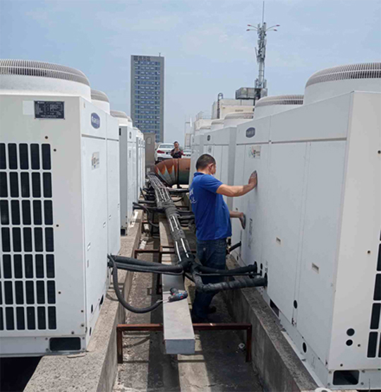 察哈尔右翼后中央空调制热和不制冷系统维修方法